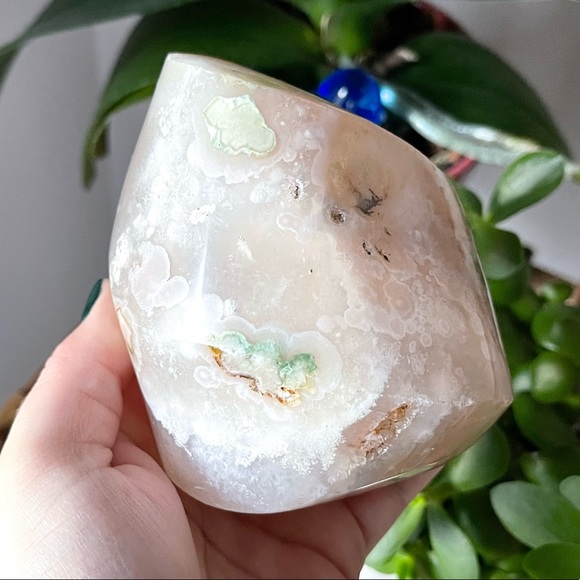 ❤️SALE❤️ 🔥UNIQUE Flower Agate Crystal Flame-SEE VIDEO🔥 - Picture 3 of 5